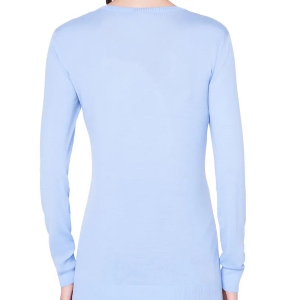 Akris Punto Split Neck Wool Pullover - image 2